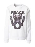 EINSTEIN & NEWTON Sweatshirt 'Frenchie Peace'  antracit / basalgrå / l...