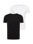 HUGO Bluser & t-shirts 'Round'  sort / hvid