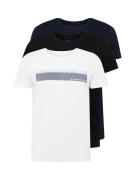 TOM TAILOR DENIM Bluser & t-shirts  navy / lyseblå / sort / hvid