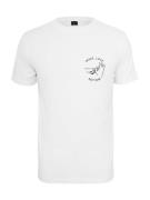 Mister Tee Bluser & t-shirts 'Make Love Tee'  sort / hvid
