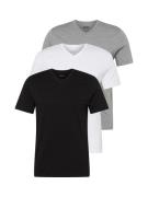 BOSS Orange Bluser & t-shirts 'Classic'  grå-meleret / sort / hvid