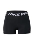 NIKE Sportsbukser 'Pro'  sort / hvid