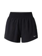 NIKE Sportsbukser 'One'  sort / hvid