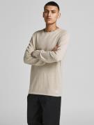 JACK & JONES Pullover 'Hill'  mørkebeige