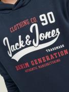 Jack & Jones Junior Sweatshirt  mørkeblå / rød / hvid