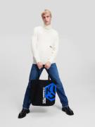 KARL LAGERFELD JEANS Pullover  sort / offwhite
