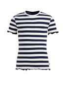 WE Fashion Bluser & t-shirts  mørkeblå / hvid