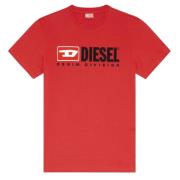 DIESEL Bluser & t-shirts 'Diegor'  rød / sort / hvid