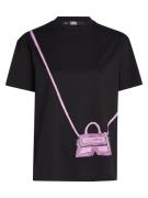 Karl Lagerfeld Shirts 'Ikon'  orkidee / pink / sort