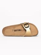 Bayton Pantoletter 'Zephyr'  beige / guld / sort