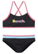 BENCH Bikini  lyseblå / gul / pink / sort