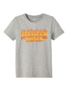 NAME IT Shirts  gul / grå / orange