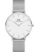 Daniel Wellington Analogt ur 'Petite Sterling S White'  sølv