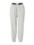 Calvin Klein Underwear Bukser med lægfolder  grå / sort / hvid