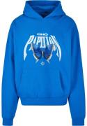 MT Upscale Sweatshirt 'Origami'  navy / himmelblå / lysegrå / hvid