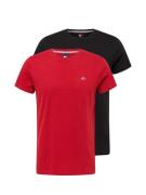 Tommy Jeans Bluser & t-shirts  rød / sort
