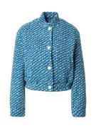 Rich & Royal Overgangsjakke  blå / røgblå / aqua / hvid