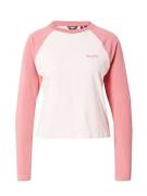 Superdry Shirts 'Essential'  lyserød / hvid