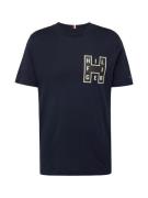 TOMMY HILFIGER Bluser & t-shirts 'VARSITY'  navy / gul / sort