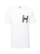 TOMMY HILFIGER Bluser & t-shirts 'VARSITY'  sort / hvid