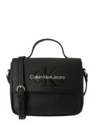 Calvin Klein Jeans Skuldertaske  sølvgrå / sort