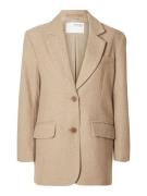 SELECTED FEMME Blazer 'SLFBRITT'  beige-meleret