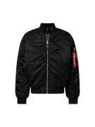 ALPHA INDUSTRIES Overgangsjakke  rød / sort / hvid