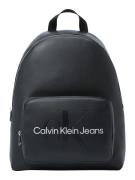 Calvin Klein Jeans Rygsæk 'Campus'  sort / hvid