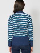 KOROSHI Pullover  navy / petroleum / hvid