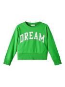 NAME IT Sweatshirt 'Tiala Dream'  grå / grøn / hvid