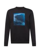 WESTMARK LONDON Sweatshirt 'London River'  blå / lyseblå / sort