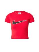 Nike Sportswear Shirts  brandrød / sort / hvid