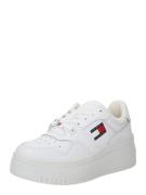 Tommy Jeans Sneaker low 'Retro Basket Ess'  natblå / rød / hvid