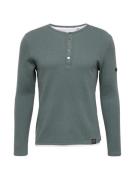Key Largo Bluser & t-shirts 'SANDRO'  mørkegrøn / hvid