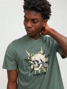 JACK & JONES Bluser & t-shirts 'Heavens'  creme / lysegul / mørkegrøn ...