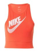 Nike Sportswear Overdel  orangerød / hvid