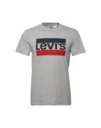 LEVI'S ® Bluser & t-shirts 'Sportswear Logo Graphic'  blå / grå-melere...