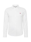 LEVI'S ® Skjorte 'LS Battery HM Shirt Slim'  rød / hvid