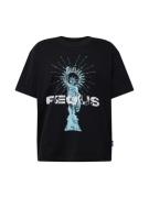 Pequs Bluser & t-shirts 'Helios'  lyseblå / sort / offwhite