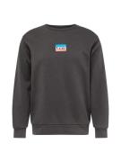 LEVI'S ® Sweatshirt 'Standard Graphic Crew'  azur / rød / sort / hvid
