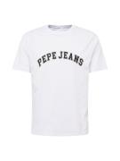 Pepe Jeans Bluser & t-shirts 'CLEMENT'  sort / hvid