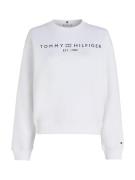 TOMMY HILFIGER Sweatshirt  sort / hvid