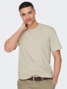 Only & Sons Bluser & t-shirts 'Max'  beige