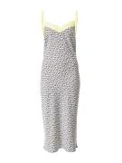 LEVI'S ® Kjole 'Myah Lace Slip Dress'  pastelgul / sort / hvid