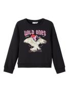 NAME IT Sweatshirt 'Wild ones'  beige / pink / lys pink / sort