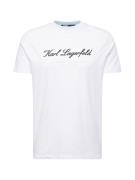 Karl Lagerfeld Bluser & t-shirts  lyseblå / sort / hvid