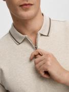 SELECTED HOMME Bluser & t-shirts 'Toulouse'  beige-meleret / oliven
