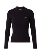 LEVI'S ® Pullover 'Crew Rib Sweater'  sort / hvid