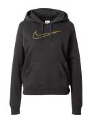 Nike Sportswear Sweatshirt 'CLB FLC SHINE'  gul / sort