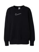 Nike Sportswear Sweatshirt 'PHNX FLC'  sort / hvid